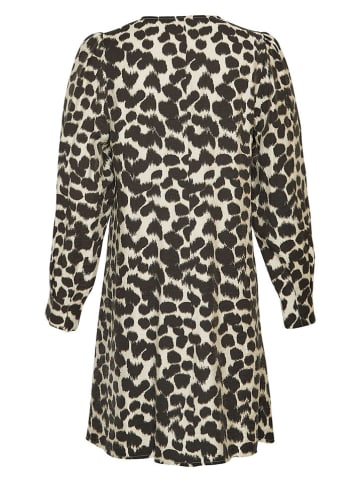 MOSS COPENHAGEN Kleid "Ottelie" in Schwarz/ Creme