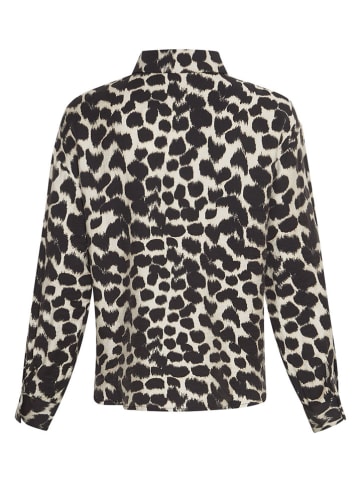 MOSS COPENHAGEN Blouse "Ottelie" zwart/crème