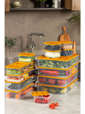 Violeta Home 18-delige set: vershouddozen geel