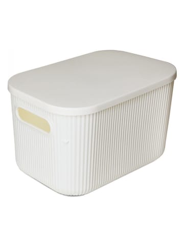 Violeta Home Aufbewahrungskorb in Weiß - (B)25 x (H)17 x (T)15 cm