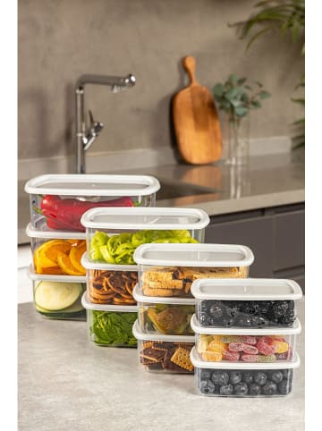 Violeta Home Pojemniki (12 szt.) w kolorze szarym