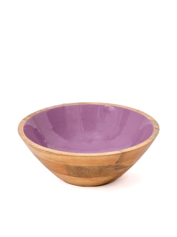 FYNCH-HATTON Schüssel "Singita" in Lila/ Hellbraun - Ø 30 cm