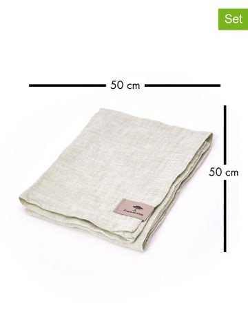 FYNCH-HATTON 4er-Set: Servietten "Sandibe" in Creme - (L)50 x (B)50 cm