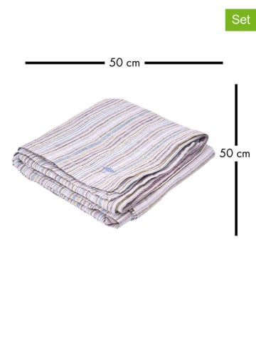 FYNCH-HATTON 4er-Set: Servietten "Sandibe" in Bunt - (L)50 x (B)50 cm