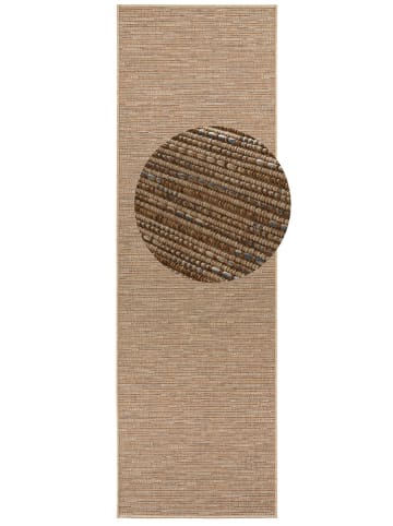 BT Carpet Kurzflor-Teppich "Nature" in Grau/ Gold