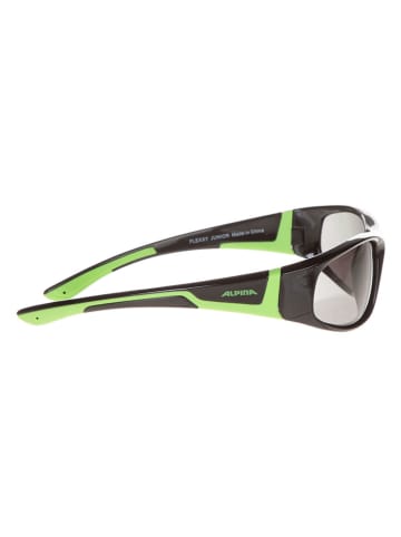 Alpina Kindersportbril "Flexxy Junior" zwartgroen/grijs