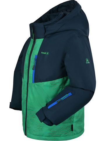 Kamik Ski-/snowboardjas "Arlo" donkerblauw/groen