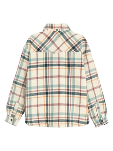 COOL CLUB Sweatjacke in Creme/ Hellblau/ Rot
