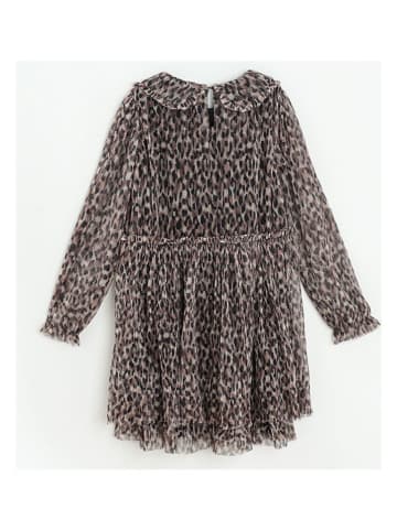 COOL CLUB Kleid in Hellbraun/ Schwarz