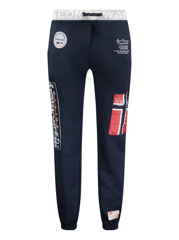 Geographical Norway Spodnie dresowe "Moliere" w kolorze granatowym