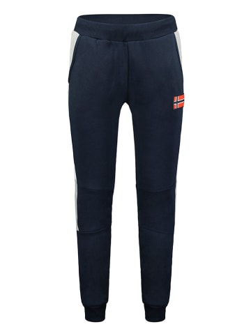 Geographical Norway Spodnie dresowe "Magostino" w kolorze granatowym