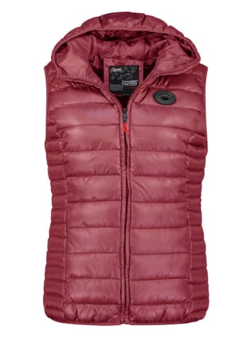Canadian Peak Doorgestikte bodywarmer "Volombiana" rood