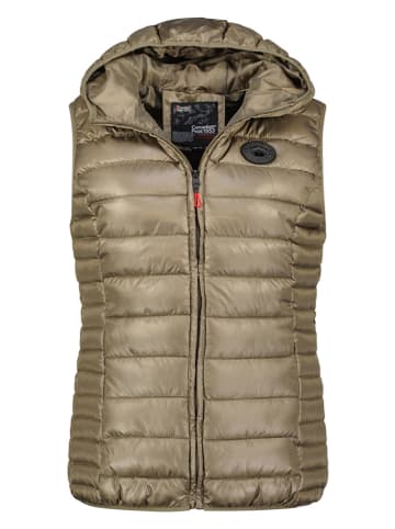 Canadian Peak Doorgestikte bodywarmer "Volombiana" lichtbruin