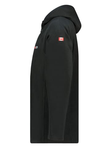Canadian Peak Fleecejacke in Schwarz
