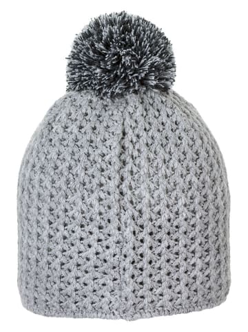 Sterntaler Muts met pompon grijs