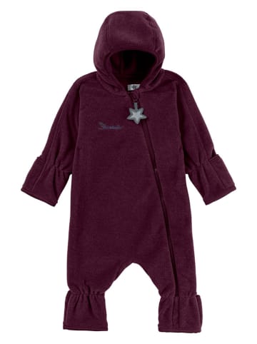 Sterntaler Fleece-Overall in Dunkellila