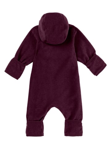Sterntaler Fleece-Overall in Dunkellila