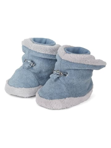 Sterntaler Pantoffels lichtblauw/wit