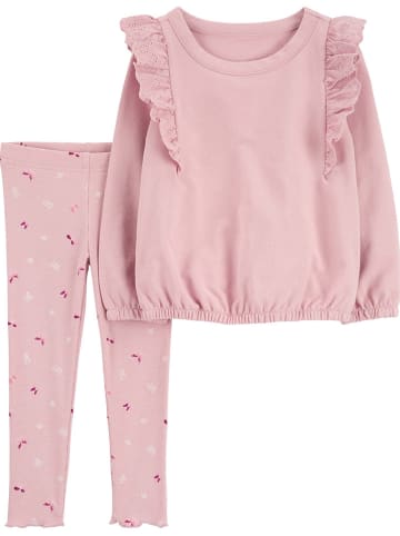 carter's 2tlg. Outfit in Rosa
