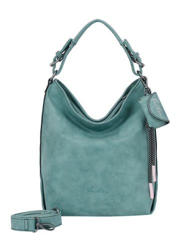 Fritzi aus Preußen Schultertasche in Türkis - (B)15 x (H)32 x (T)34 cm