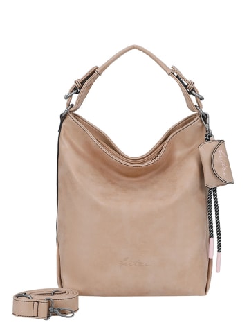 Fritzi aus Preußen Schultertasche in Beige - (B)15 x (H)32 x (T)34 cm