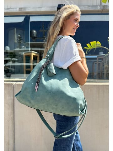 Fritzi aus Preußen Schultertasche in Türkis - (B)16 x (H)32 x (T)43cm