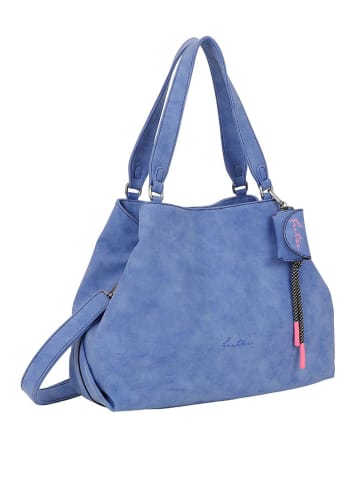 Fritzi aus Preußen Schultertasche in Blau - (B)16 x (H)32 x (T)43cm