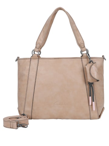Fritzi aus Preußen Schultertasche in Beige - (B)12 x (H)28 x (T)38 cm