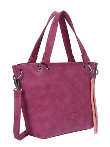 Fritzi aus Preußen Schultertasche in Pink - (B)12 x (H)31 x (T)40 cm