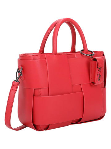 Buffalo Henkeltasche in Rot - (B)27 x (H)22 x (T)10 cm