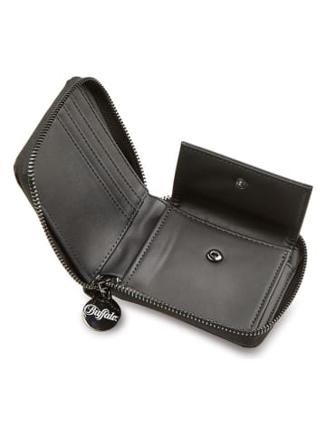 Buffalo Geldbörse in Schwarz - (B)10 x (H)10 x (T)2 cm