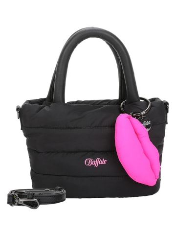 Buffalo Henkeltasche in Schwarz - (B)17 x (H)16 x (T)9 cm