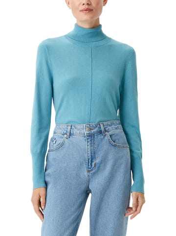 s.Oliver Rollkragenpullover in Hellblau
