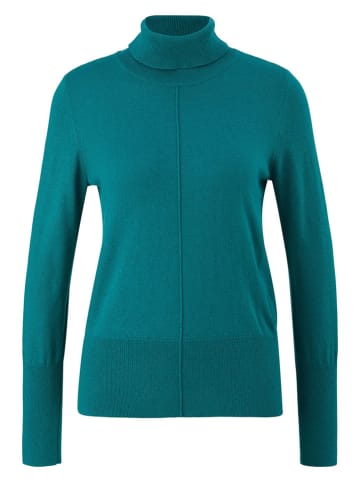 s.Oliver Rollkragenpullover in Türkis