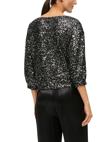 s.Oliver Bluse in Schwarz