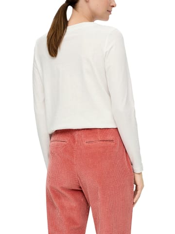 s.Oliver Longsleeve in Weiß