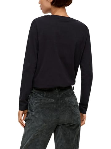 s.Oliver Longsleeve in Schwarz