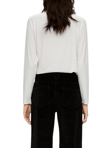 s.Oliver Longsleeve in Weiß