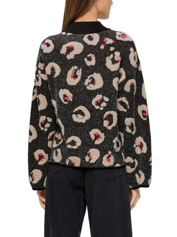 s.Oliver Pullover in Anthrazit/ Beige
