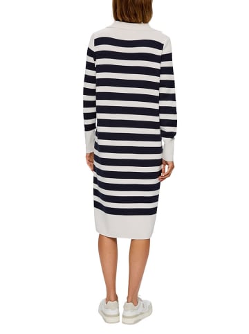 s.Oliver Strickkleid in Schwarz/ Weiß