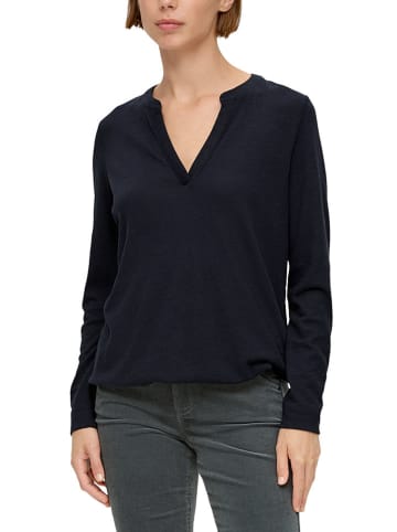 s.Oliver Longsleeve in Dunkelblau