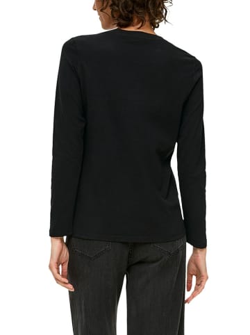 s.Oliver Longsleeve in Schwarz