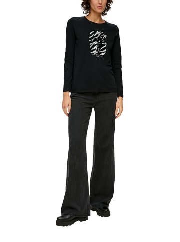 s.Oliver Longsleeve in Schwarz