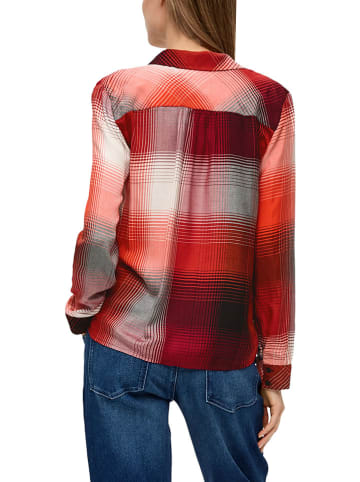 s.Oliver Blouse wit/rood/zwart