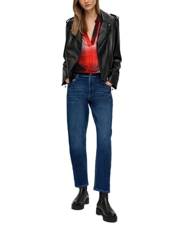 s.Oliver Bluse in Weiß/ Rot/ Schwarz