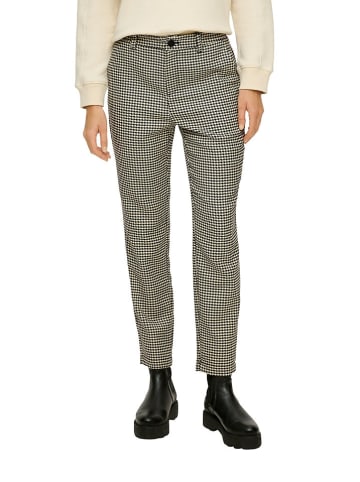 s.Oliver Hose in Schwarz/ Creme