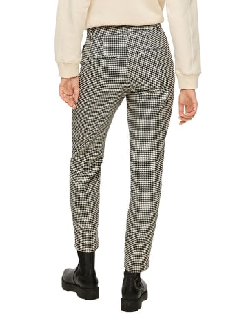 s.Oliver Hose in Schwarz/ Creme