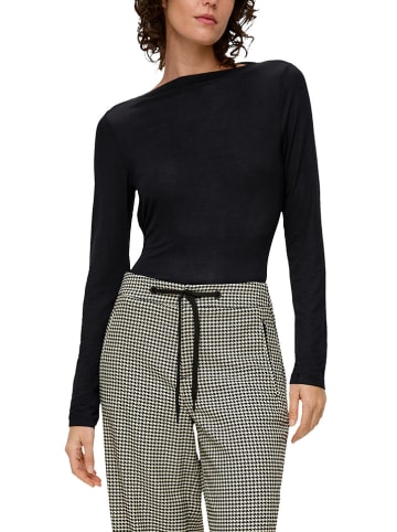 s.Oliver Longsleeve in Schwarz