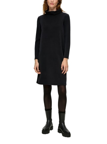 s.Oliver Strickkleid in Schwarz