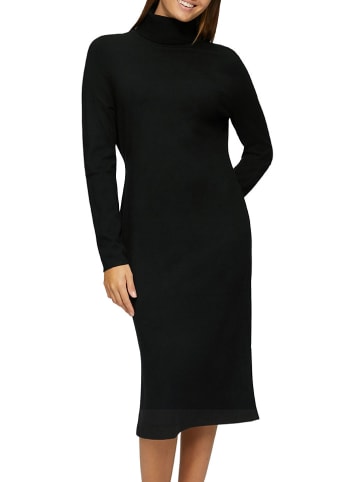 s.Oliver Strickkleid in Schwarz